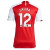 Arsenal 2023-24 Saliba 12 Hjemme - Herre Fotballdrakt